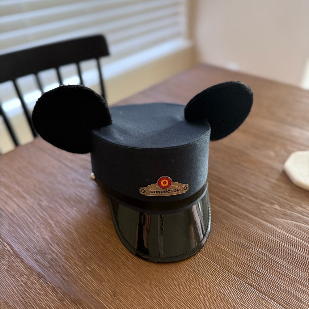 Disney Black Conductor Hat with Ears